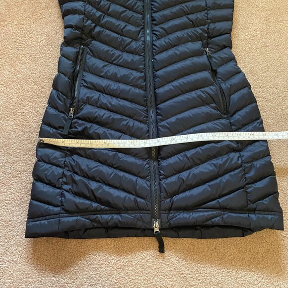 Skhoop of Scandinavia Osa Down Vest Women's XS Black Hip Length Zipper Hood - Picture 10 of 15
